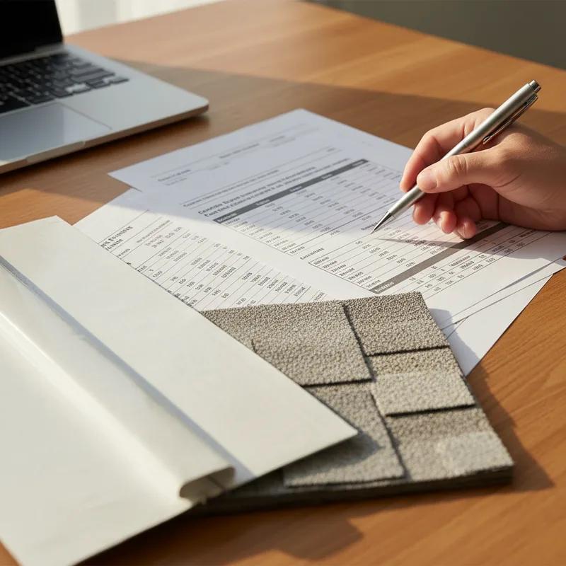 A financial advisor discussing cool roof cost savings with a Philadelphia homeowner.