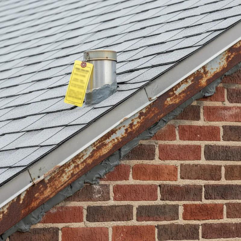 Philadelphia city building inspector reviewing roofing materials and color compliance.