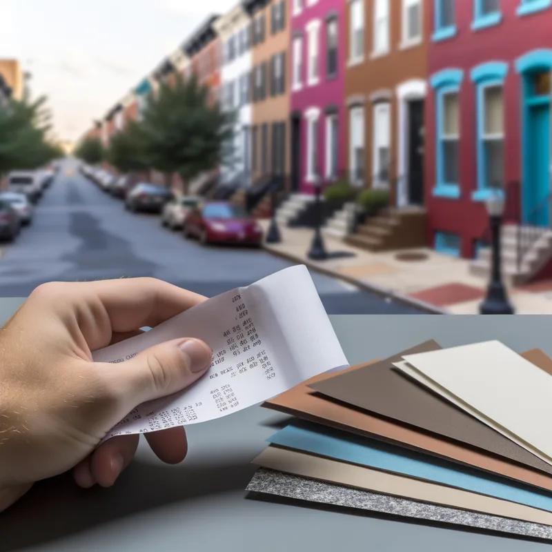 Philadelphia homeowner reviewing a financial breakdown of energy savings and incentives for a new reflective roof.