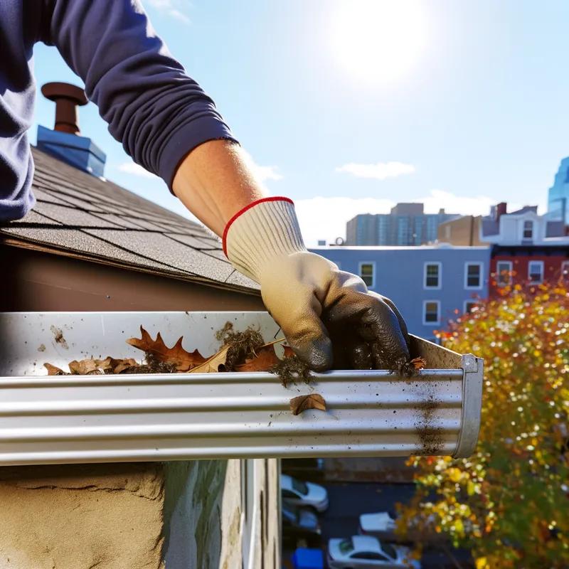 Cleaning Gutters and Downspouts