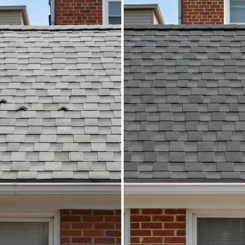 Philadelphia homeowner reviewing home insurance policy documents at a kitchen table with a worried expression