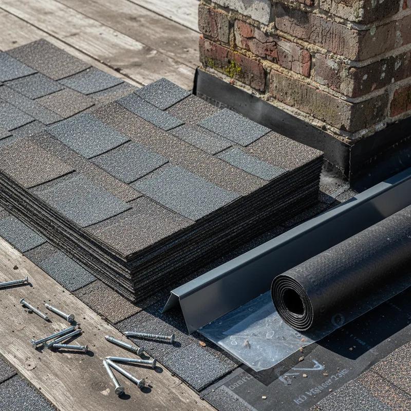 Close-up of metal roofing panels being installed on a Philadelphia home.