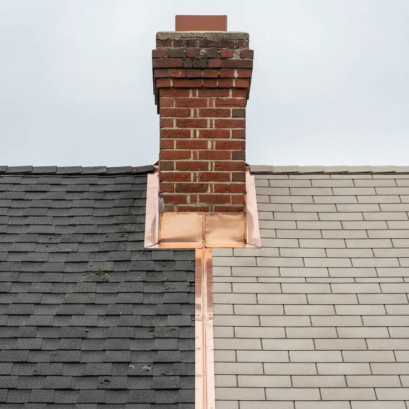 Aerial view of Philadelphia row homes with various eco-friendly roofing materials.