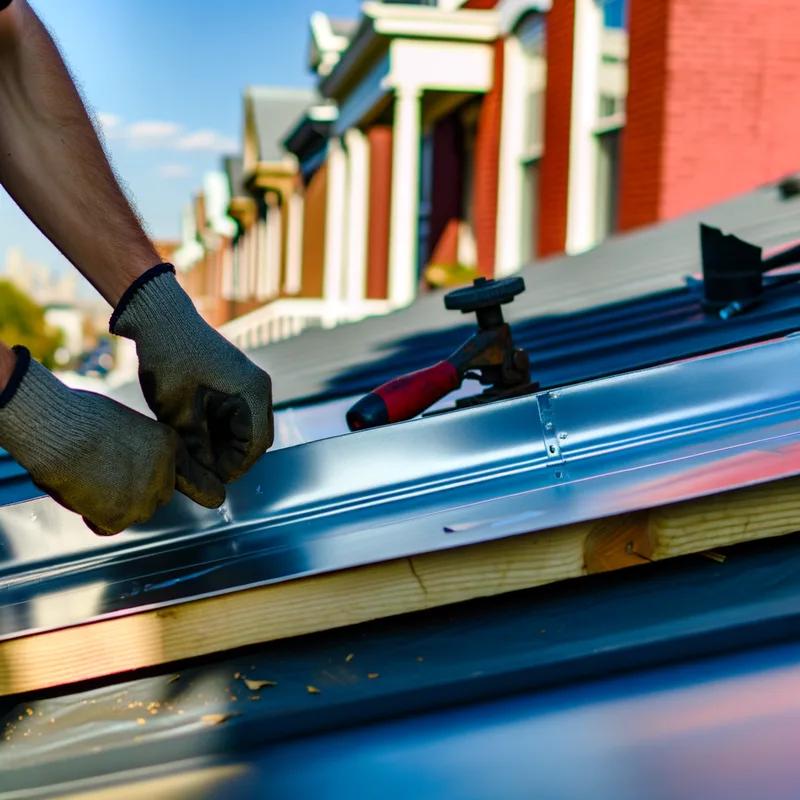 Image of a modern metal roof with energy-efficient features, representing long-term investment strategies.