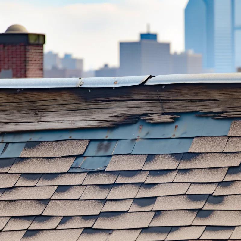 A view of Philadelphia row homes with a cloudy sky, symbolizing incoming spring storms.