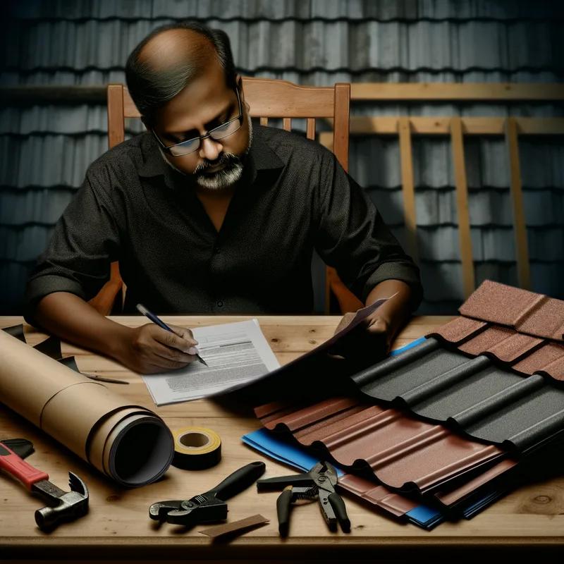 A Philadelphia homeowner filling out application forms for home repair programs at a local government office.