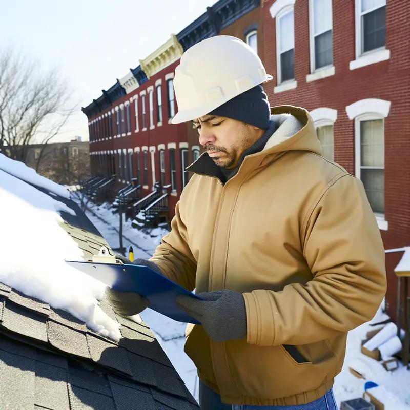 Philadelphia Department of Licenses & Inspections building, where roof maintenance regulations are enforced.