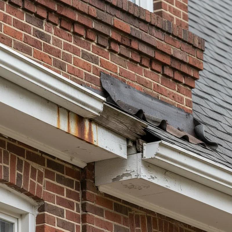 A series of Philadelphia row homes with flat roofs, highlighting the unique roofing challenges they face.