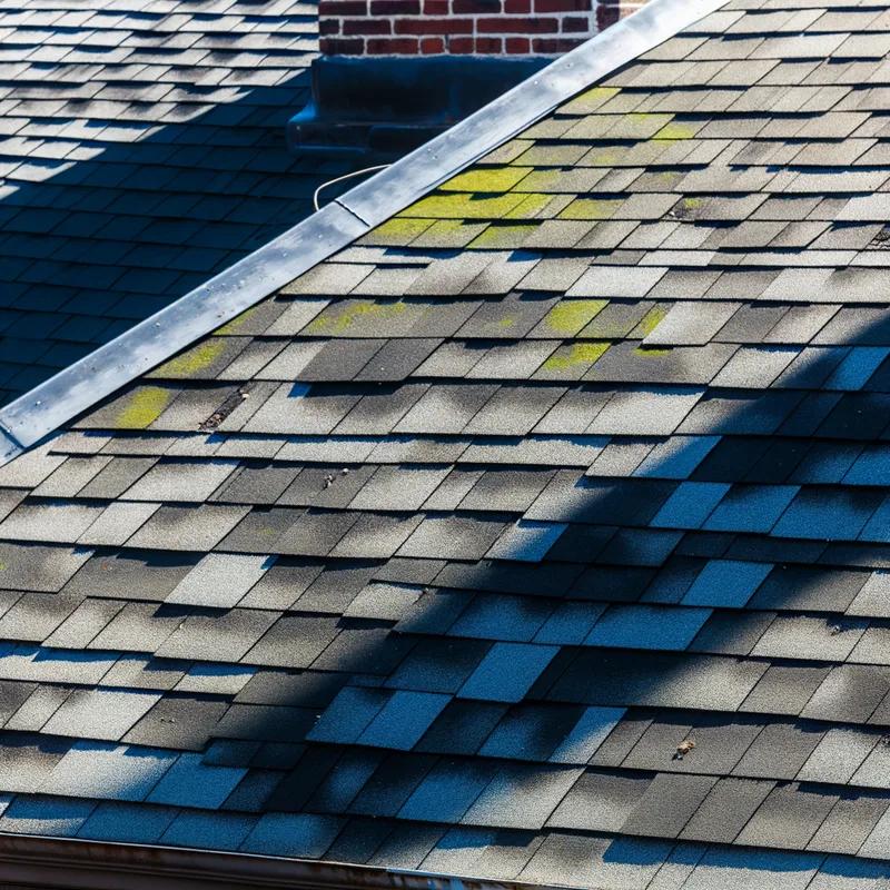 A rooftop in Philadelphia covered in snow and ice, illustrating winter weather challenges.