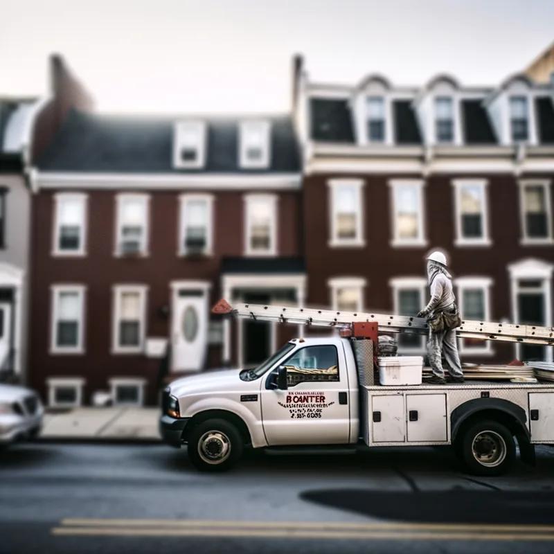 A Philadelphia roofing contractor discussing a roof maintenance plan with a homeowner, ensuring local expertise is applied.