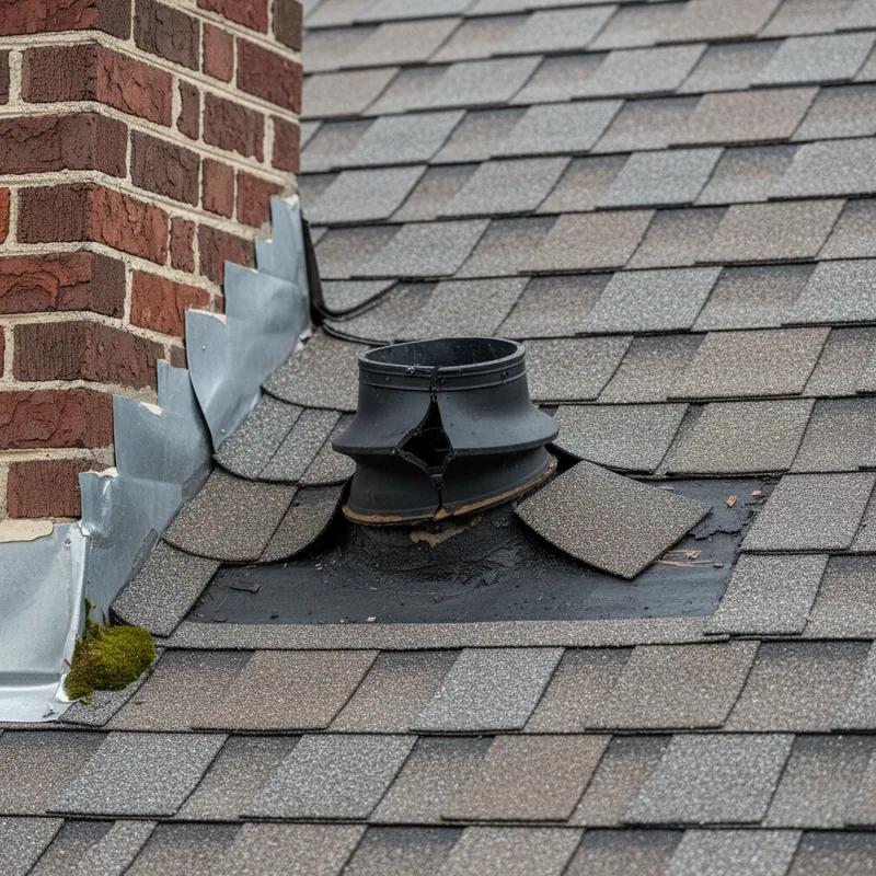 Philadelphia row home rooftop showing a satellite dish installation and solar panels that could potentially affect roofing warranty coverage